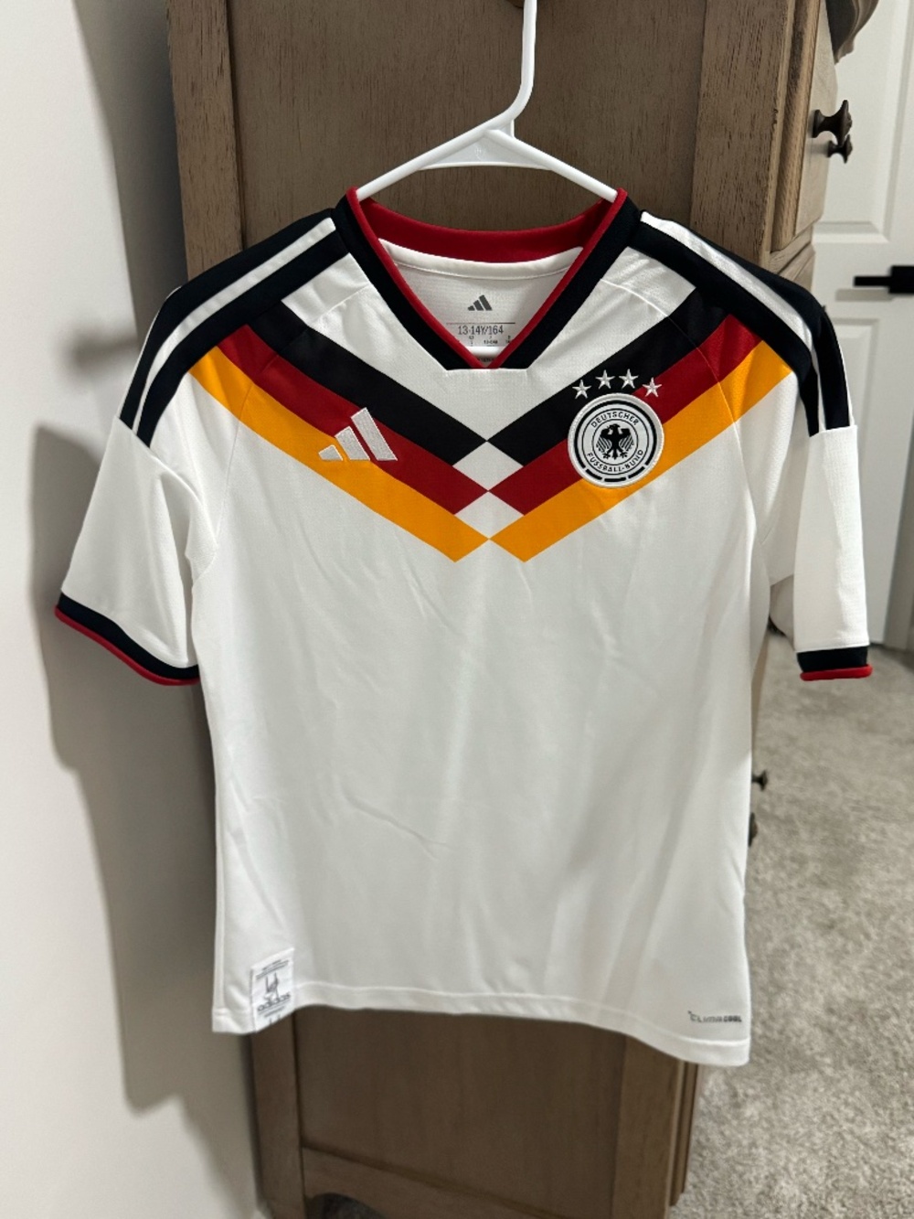 NWOT Germany World Cup Jersey Y13-14